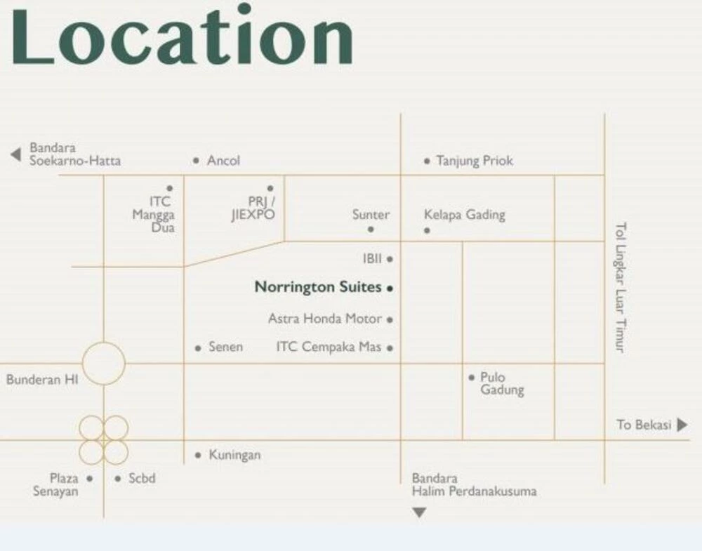 Lokasi-Norrington-Suites